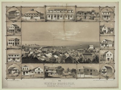 Vue de Honolulu depuis l
